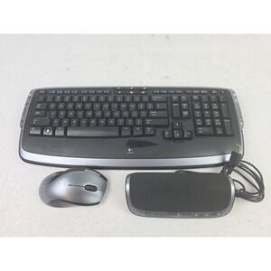 Logitech EasyCall Cordless Desktop Wireless Keyboard Mouse Speakerphone Combo